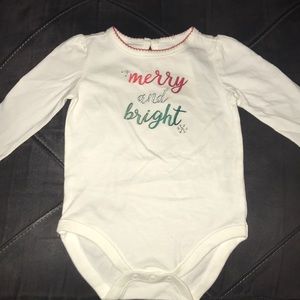 Gymboree Christmas onesie